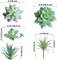 11PCS Mini Artificial Succulent Picks – Flocked Faux Succulents Assortment for Mother’s Day Card Making, DIY Crafts, Wreaths, Terrariums & Home Decor